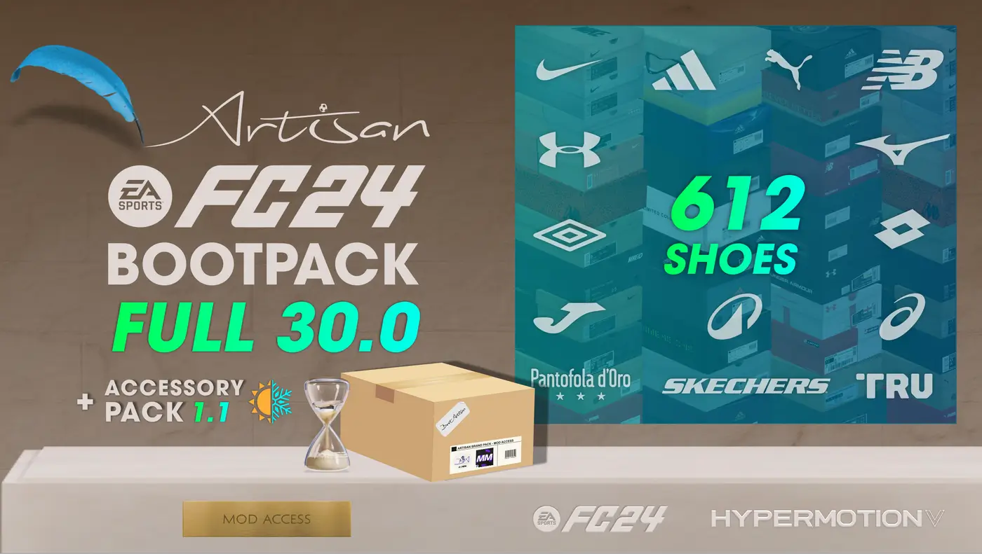FC 24 – Artisan Bootpack FULL 30.0 | TU18.3