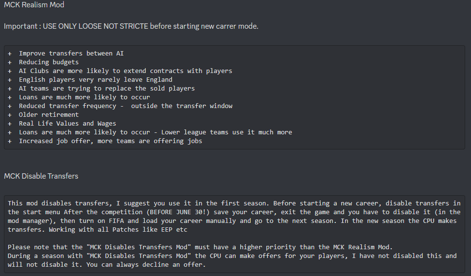 Realism Mod by MCK TITLE UPDATE 7